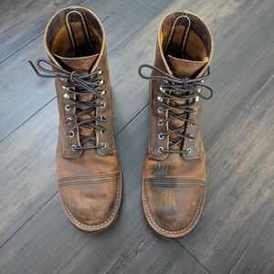 Red Wing Shoes Iron Ranger Leather Boots
